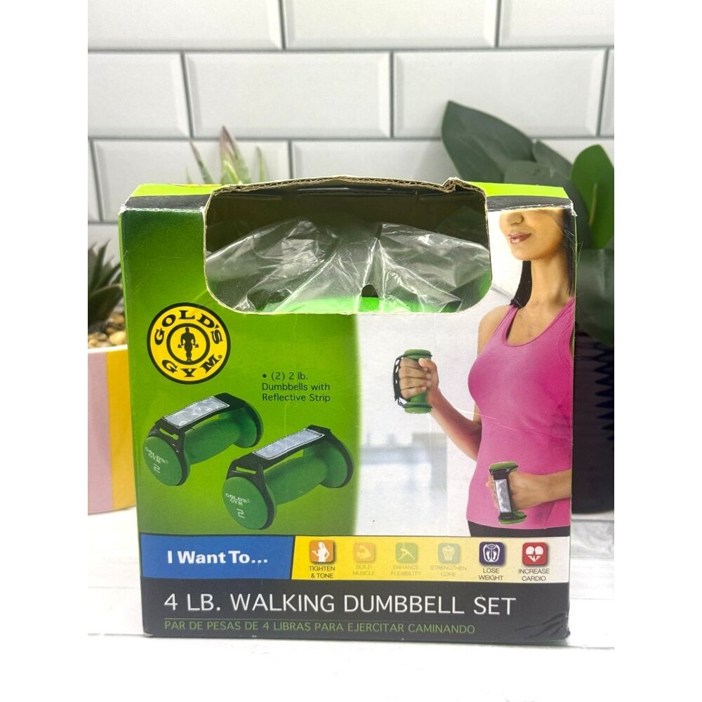 Gold's Gym 4lb. Pair Walking Dumbbell Set